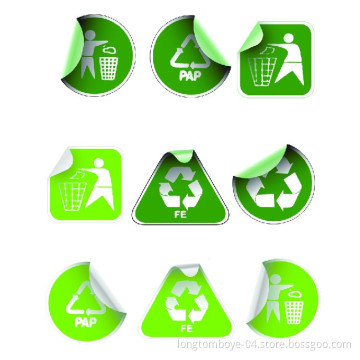 Customized Eco-Friendly Adhesive Sticker Label